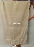 Pants 8687 Beige Corduroy Large Size Women Pants